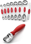 Spring Chef Ice Cream Scoop and Magnetic Measuring Spoons Set Bundle