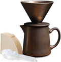 MaxVibe Ceramic Pour Over Coffee Maker Set, 15.5oz