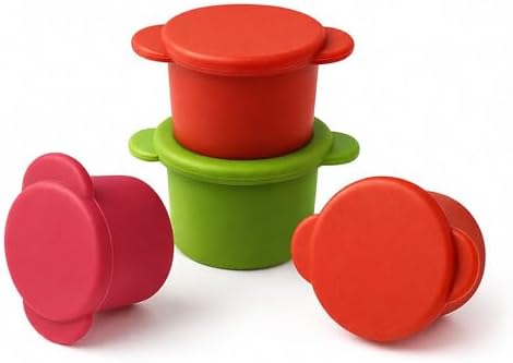 Wine Bottle Caps - Silicone Bottle Covers - Air-Tight Vacuum Seal