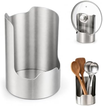 Thickened Stainless Steel Countertop Organizer Kitchen Utensil Holder,1Pcs