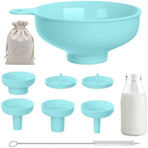 Erice Kitchen Funnel, Canning Funnels for Kitchen Use, Small Funnel