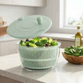 Salad Spinner Large, Lettuce Spinner with 5 Blade Slicer, 5.5 Qt