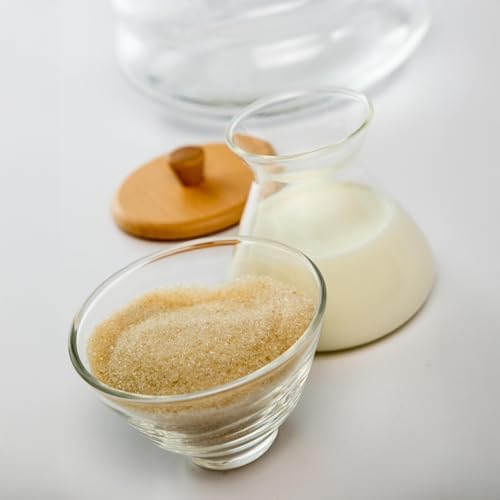 CHEMEX - Hand Blown Glass Cream & Sugar Set