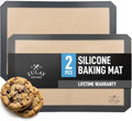 Zulay Kitchen Silicone Baking Mat, 2 Pack, 16.5" x 11.6"