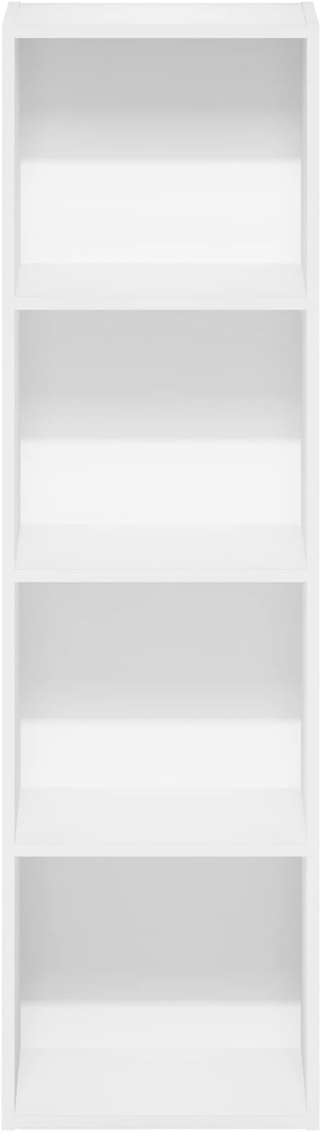 Furinno PASIR Book Shelf, 4-Tier Modern Bookshelf, Open Shelves Bookcase 9 x 12 - Image 8