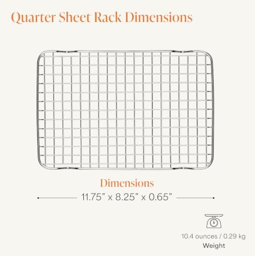 Hestan Provisions OvenBond – Quarter Sheet Pan Rack, 11.75" L x 8.25"