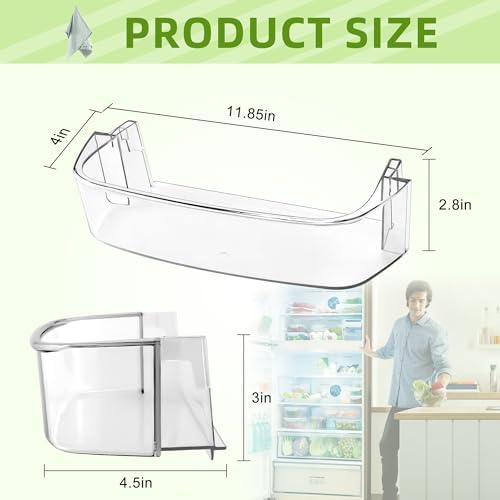 AMI PARTS WPW10430639 W10324876 Freezer Door Shelf Bin