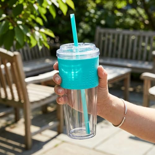 Copco Lock-n-Roll Double Wall Tritian Spill-Proof Tumbler with Soft