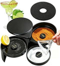 Margarita Salt Rimmer Set, 3-Tier Cocktail Rimmer, Bar Accessories