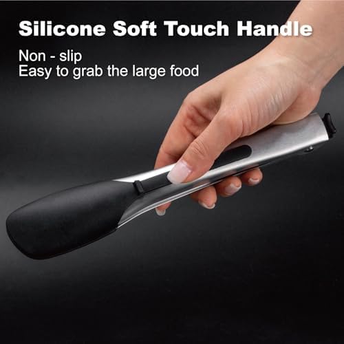 Silicone Kitchen Tongs, 11.5 Inch Set of 2