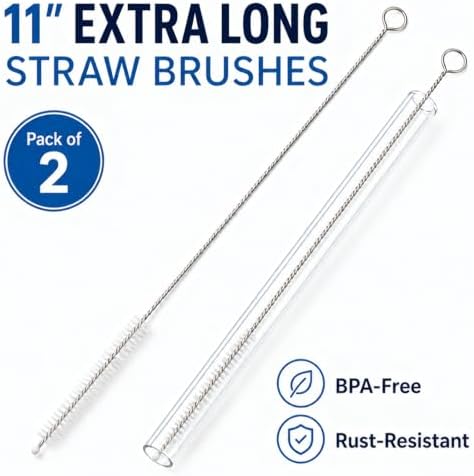 Water Bottle Cleaning Brush Set, 5-in-1 Bottle Brush Kit with Sponge