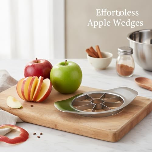 Stainless Steel Apple Divider and Fruit Sectioning Tool for Kitchen