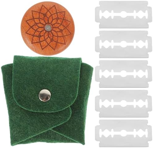 Bread Dough Scoring Tool Set with Blades, Wooden Handle for Sourdough