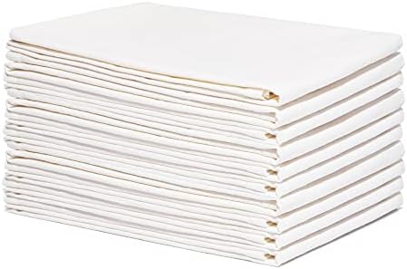 Organic Cotton Flour Sack Kitchen Towels - 10 Pack, Off-White Organic