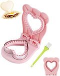 CHICHAUS 3.7-Inch Heart Pink Sandwich Maker
