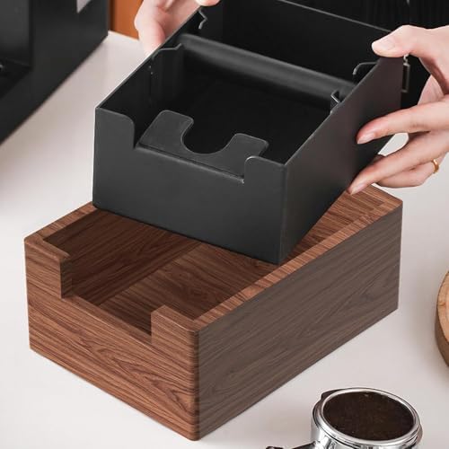 Espresso Knock Box, Coffee Knock Box with Durable Knock Bar and
