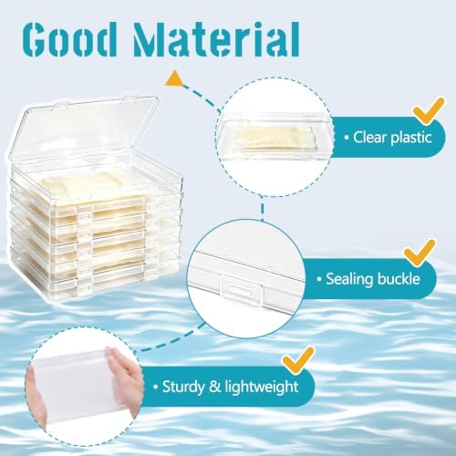 12 Pcs Clear Flat Breast Milk Freezer Storage Organizer,Space Saving