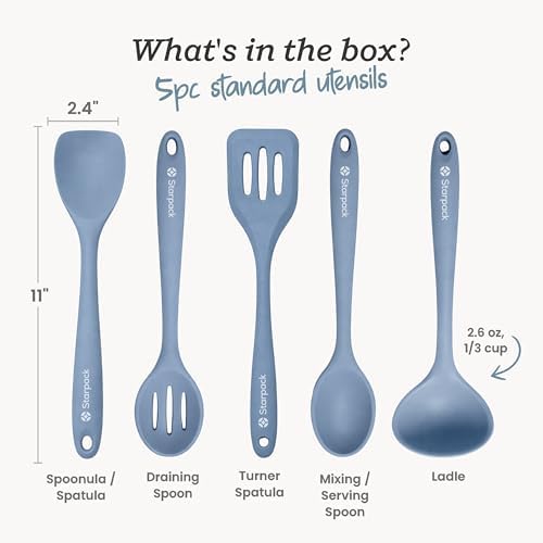 Starpack 5-Piece Silicone Cooking Utensil Set