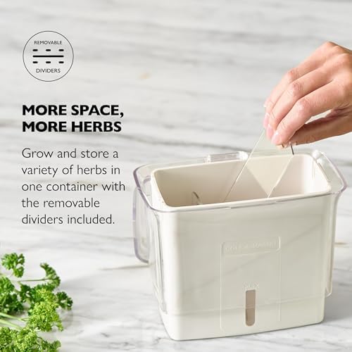 Cole & Mason Fresh Herb Keeper, Acrylic Refrigerator Container