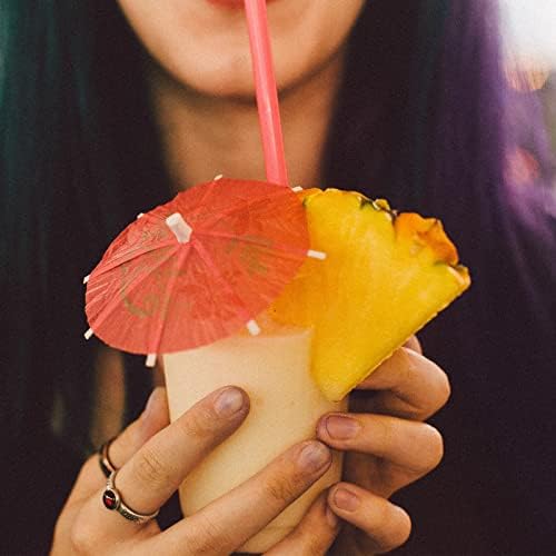 [200 Pcs] Cocktail Drink Umbrella Picks Toothpicks - Mini Paper