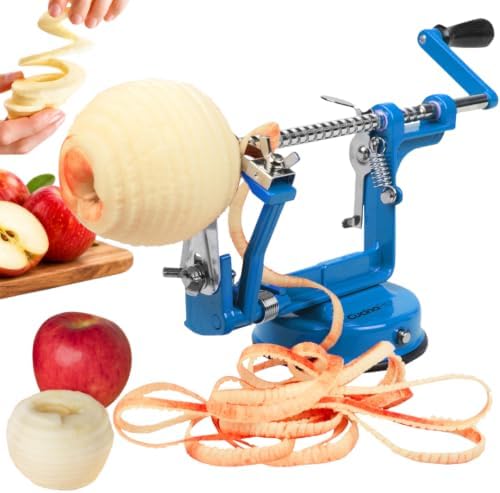 Apple Peeler and Corer, Chrome Cast Iron