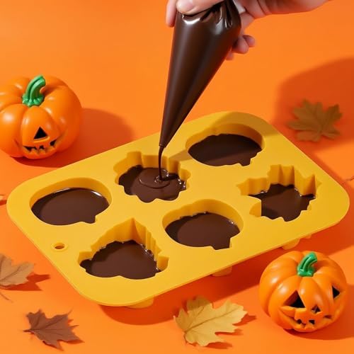 Pumpkin Silicone Molds, 2 Pack
