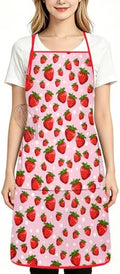 Aprons for Women with Pockets Funny Adjustable Waterproof Apron