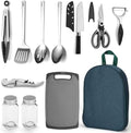 Evanda 10 Piece Stainless Steel Camping Utensil Set