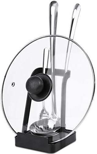 NiHome Versatile Pot Lid Ladle Holder Multipurpose Spatula Pad Book