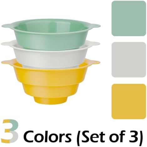 New Talent 3pcs Wide Mouth Canning Funnels for Filling Bottles and