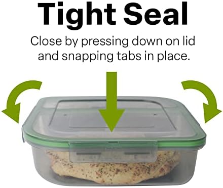 MyGo Container Assorted Size To-Go Food Containers, Pack Of 3