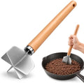 304 Stainless Steel Meat Chopper, 6-Blade Heavy Duty Ground Beef Meat