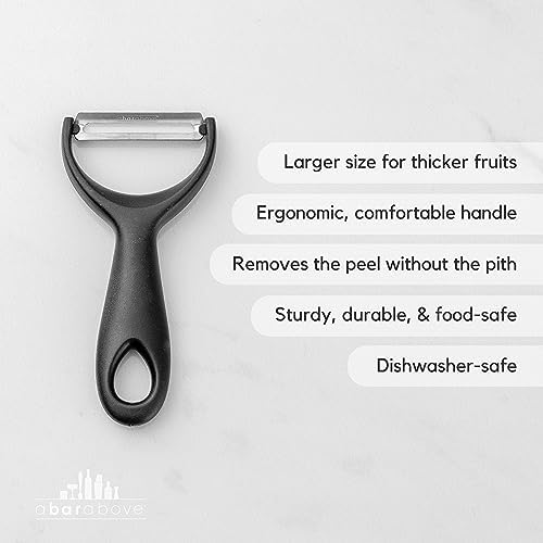 A Bar Above Citrus Peeler, Stainless Steel Fruit Peeler, Silver Finish
