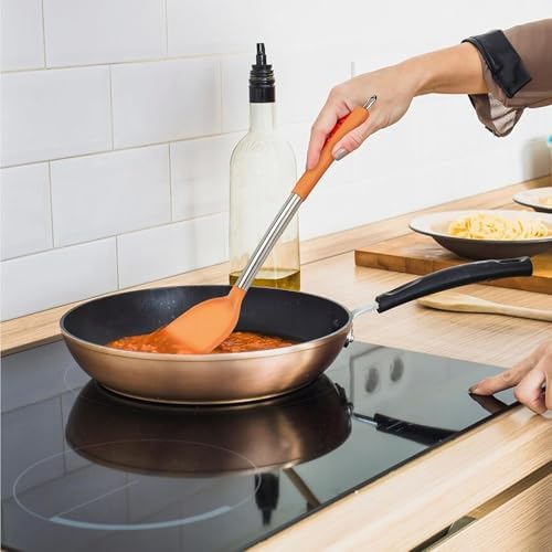 Marsrut 7-Piece Silicone Cooking Utensil Set, Orange