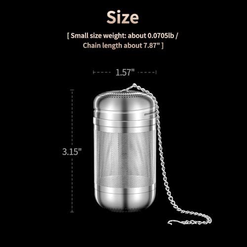 2Pack Tea Strainers for Loose Tea, Extra Fine Mesh Tea Infuser, 316