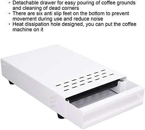 Espresso Knock Box Drawer, Stainless Steel Coffee Ground Container