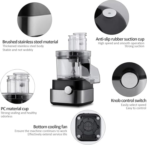 Food Processor, 5000ml Fruit and Vegetable Chopper