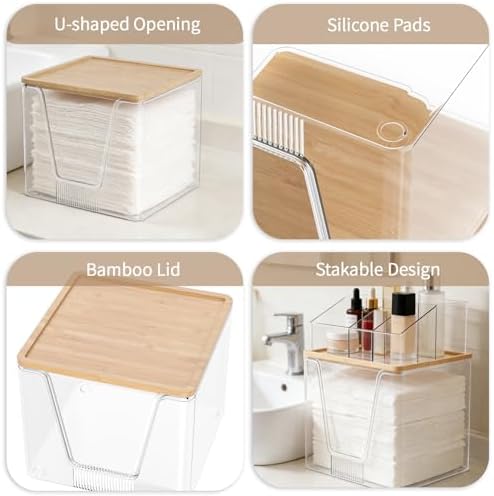 SPOSPO 2 in 1 Facial Towel Holder and Cosmetic Organizer