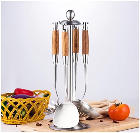 Long Handle Wok Spatula, 18/10 Stainless Steel Wok Utensil
