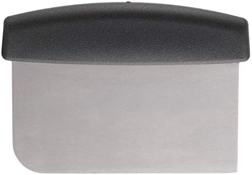 Dough Cutter for Bread and Pizza Dough, Stainless Steel Metal Griddle