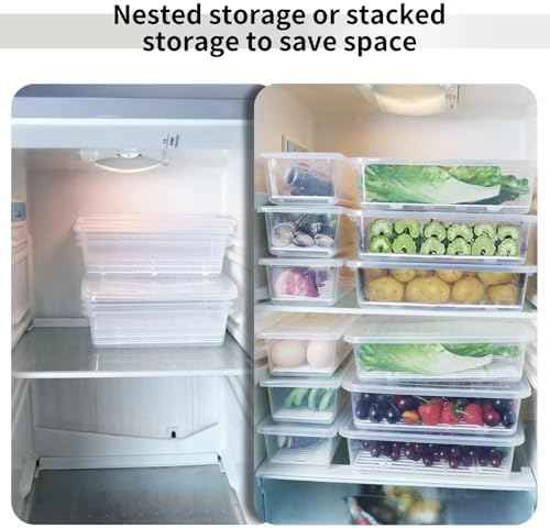 77L Fruit Storage Containers with Lids, 3 Pack