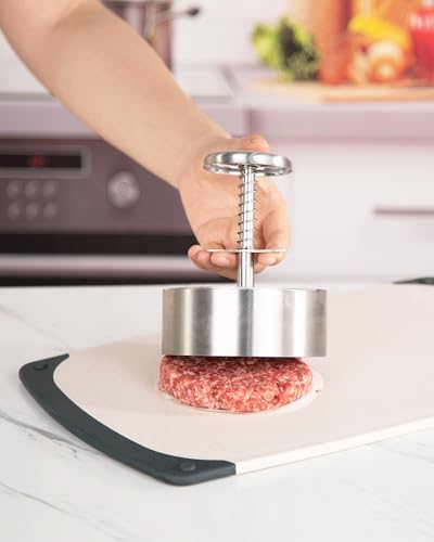 Brigii Burger Press, 5.5" Stainless Steel