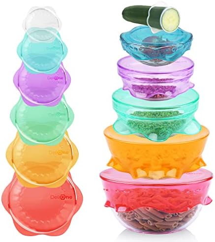 DeliOne Silicone Stretch Lids, 6-Pack