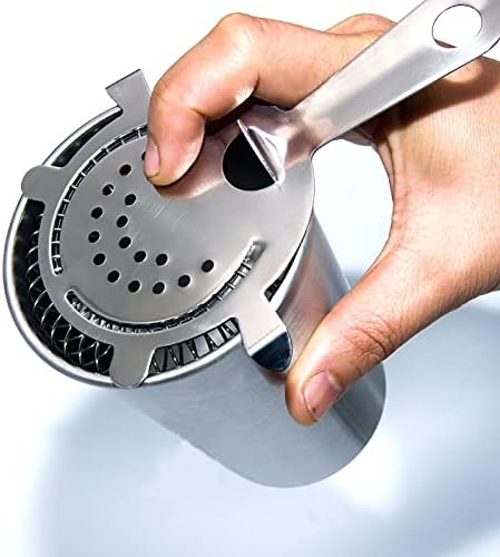 WUWEOT 9 Pack Cocktail Strainer, 4-Prong Stainless Steel Bar Strainer