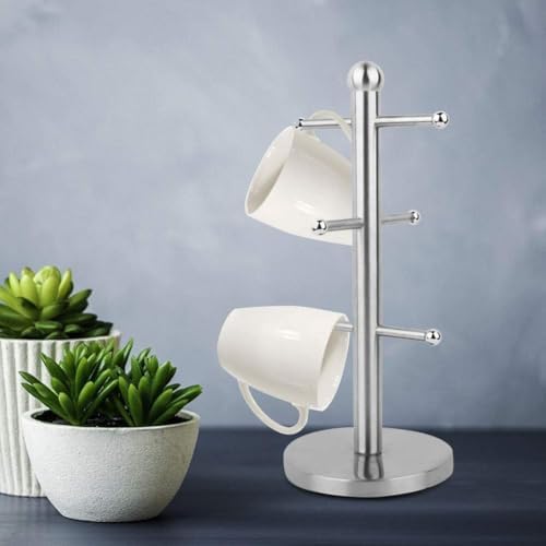 Cyrank Mug Holder, Mug Tree Coffee Cup Tree Coffee Cup Holder Stand