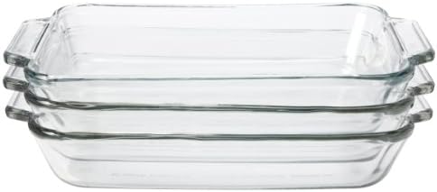 Anchor Hocking 3-Piece 2-Quart Glass Baking Dish Set
