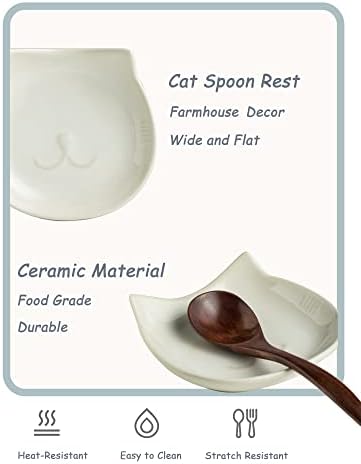 Miamolo Large Spoon Rest for Stove Top, Utensil Tray, Dishwasher Safe