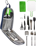 Life 2 Go 12-Piece Camp Cooking Utensil Set, Navy