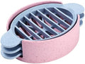 Wheat Stalk Egg Slicer PP Food Cutting Tool for Uniform Wedges