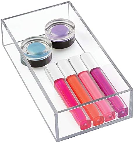 iDesign Clarity Plastic Drawer Organizer for Vanity, Countertop